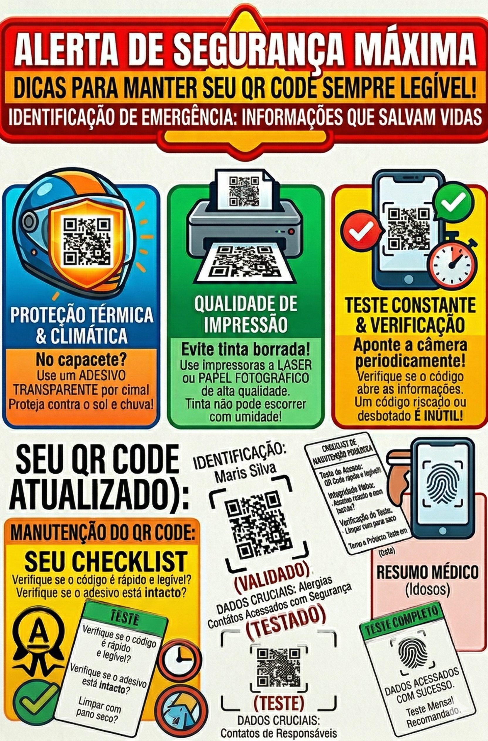 Manutenção do QR Code